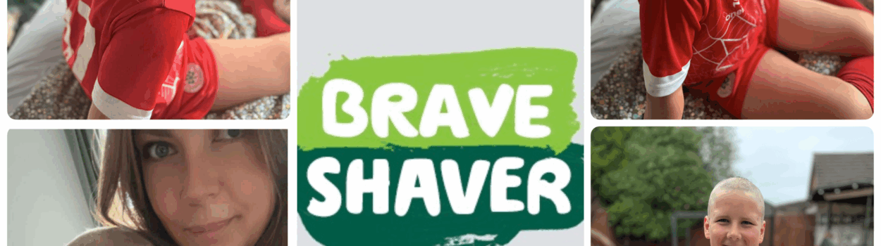 Kai before after Brave the Shave
